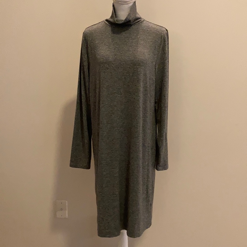 J. CREW Women’s Long Sleeve Mock Turtleneck MIDI Dress